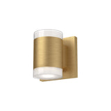 Norfolk Wall Sconce — 5 Inch, Brushed Gold