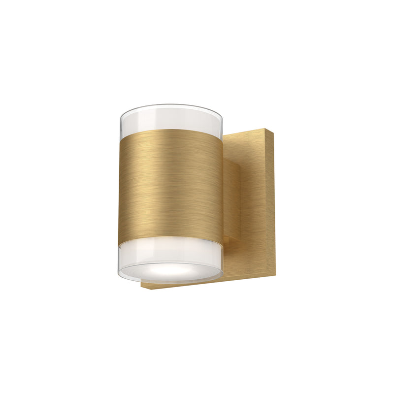 Norfolk Wall Sconce — 5 Inch, Brushed Gold