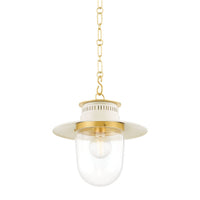 Nori Pendant - Aged Brass