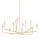 Norman Chandelier - Vintage Gold Leaf by Troy Lighting
