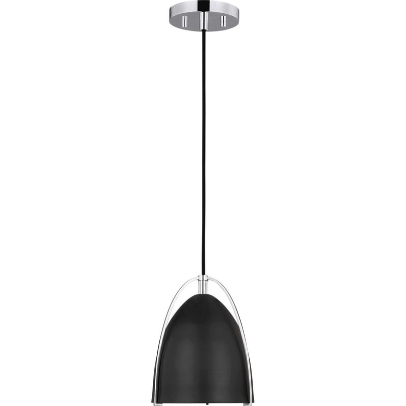 Norman Mini Pendant — 6 1/4", Chrome