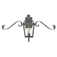 Nouvelle Wall Mount Lantern with Scrollwork