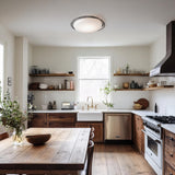 Nova LED Flush Mount lifestyle view by Hubbardton Forge