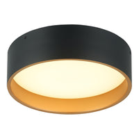 Novalee Flush Mount 12 Inch Matte Black