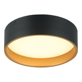 Novalee Flush Mount 12 Inch Matte Black