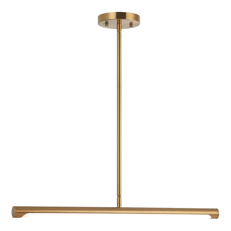Novelle Pendant 1 Inch Aged Gold Brass