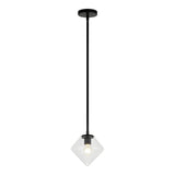 Novo Bell Mini Pendant Black Clear