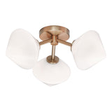 Novo Ceiling Mount Aged Gold Brass Opal