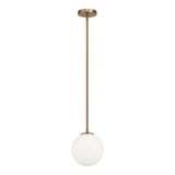 Novo Globe Mini Pendant Aged Gold Brass Opal