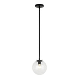 Novo Globe Mini Pendant Black Clear