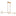 Novo Linear Suspension Aged Gold Brass Clear Glass By Matteo