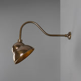Novo Outdoor Sign Light - Antique Brass