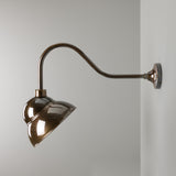 Novo Outdoor Sign Light - Antique Brass