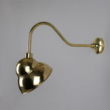Novo Outdoor Sign Light - Polished Brass