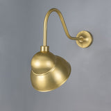 Novo Outdoor Sign Light - Satin Brass