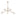 Novo Sputnik Chandelier Aged Gold Brass Clear