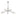 Novo Sputnik Chandelier Black Clear