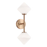 Novo Wall Sconce Aged Gold Brass Opla