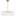 Nube Five Light Chandelier Satin Brass By Generation Lighting - Front View1