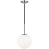 Nube One Light Pendant Brushed Nickel By Generation Lighting 