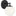 Nube Vanity Light — Midnight Black