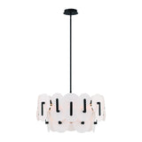 Nuvola LED Chandelier Black By Eurofase