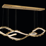 Nuvola Linear LED Chandelier Medium By Lib And Co - Side View1