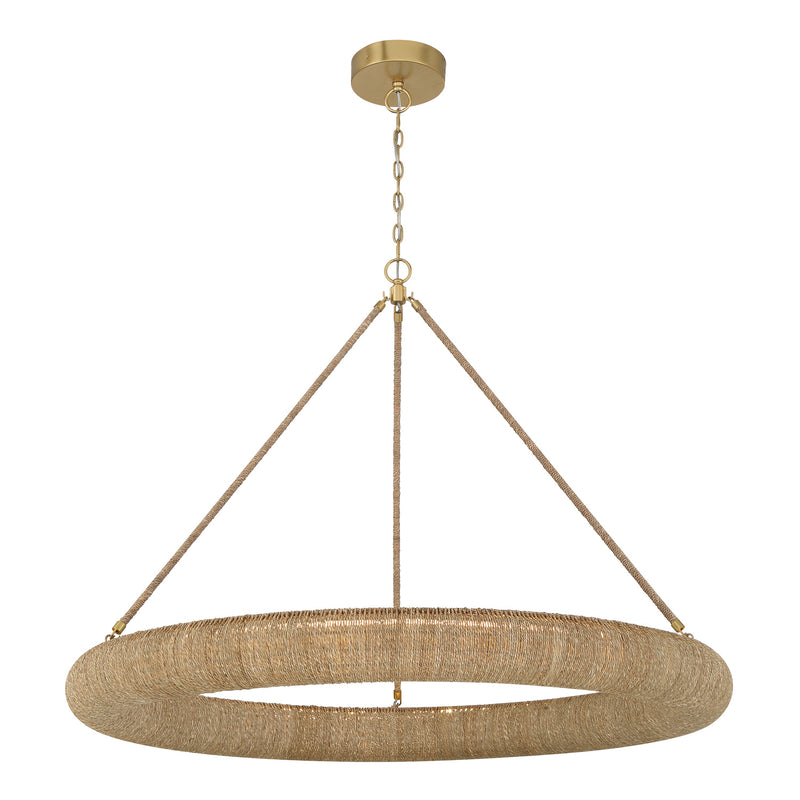 Oakley 48'' Integrated LED Soft Gold Chandelier by Crystorama