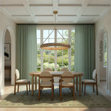 Oakley 48'' Integrated LED Soft Gold Chandelier by Crystorama