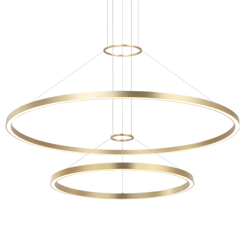 O Hara 2 Tier Suspension Small Brushed Gold By Matteo