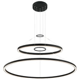 O Hara 2 Tier Suspension Small Matte Black By Matteo- Front View1