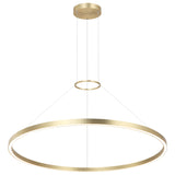 O Hara Suspension Large Brushed Gold By Matteo- Front View