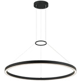 O Hara Suspension Medium Matte Black By Matteo- Front View