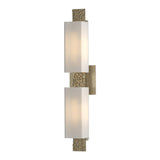 Oceanus Vanity Light 2 Light in Soft Gold by Hubbardton Forge