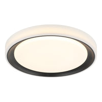 Oculus Flush Mount 16 Inch Black