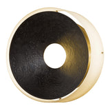 Oculus Wall Sconce, shown in Dark Smoke, by Hubbardton Forge