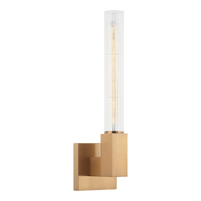 Odelle Wall Sconce 4 Inch Aged Gold Brass