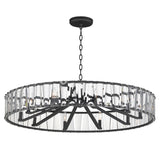 Odeon Chandelier Black by Maxim Lighting