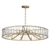 Odeon Chandelier Golden Silver by Maxim Lighting