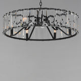 Odeon Chandelier Black by Maxim Lighting