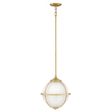 Odeon Medium Orb Pendant - Satin Brass - by Hinkley