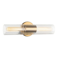 Odette Wall Sconce 16 Inch Aged Gold Brass