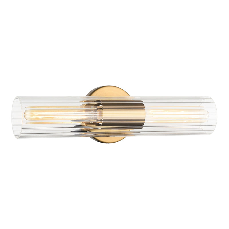 Odette Wall Sconce 16 Inch Aged Gold Brass