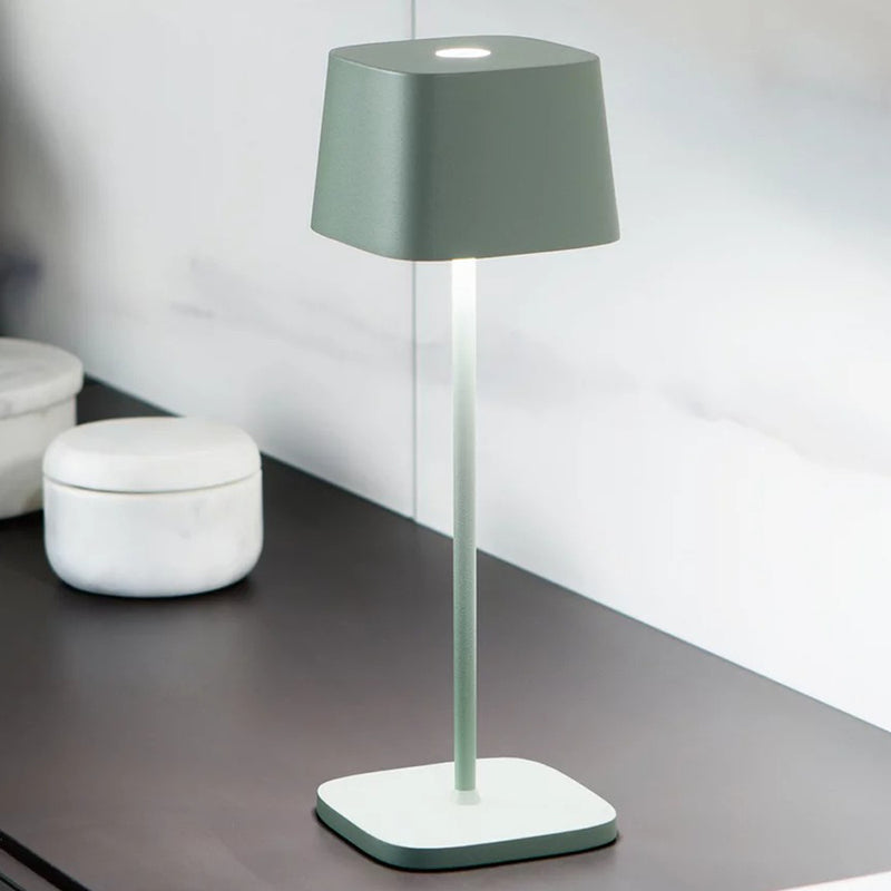 Ofelia Micro Table Lamp Dark Gray By Zafferano - Lifestyle View