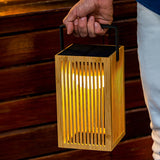 Okinawa Rechargeable Lantern By New Garden Hand View