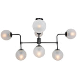 Oklahoma 8 Light Chandelier - Antique Brass