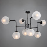 Oklahoma 8 Light Chandelier Matte Black