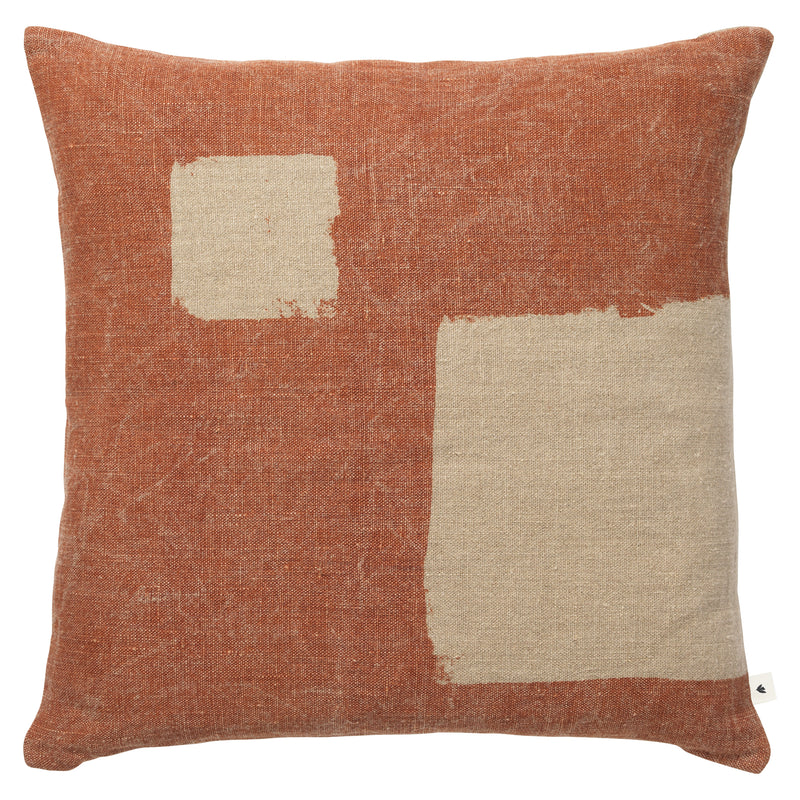 Oleo Cushion Terracotta Natural By Ferm Living