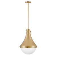 Oliver Medium Pendant - Bright Brass - by Hinkley