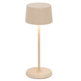Olivia Micro Portable Table Lamp Sand By Zafferano